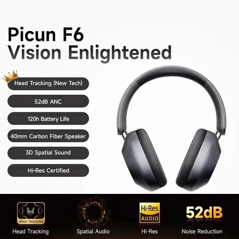 Picun F6 Ƽ  ĵ  ,  Ʈŷ, 3D , 40mm ػ ANC  , HIFI  Ʈ